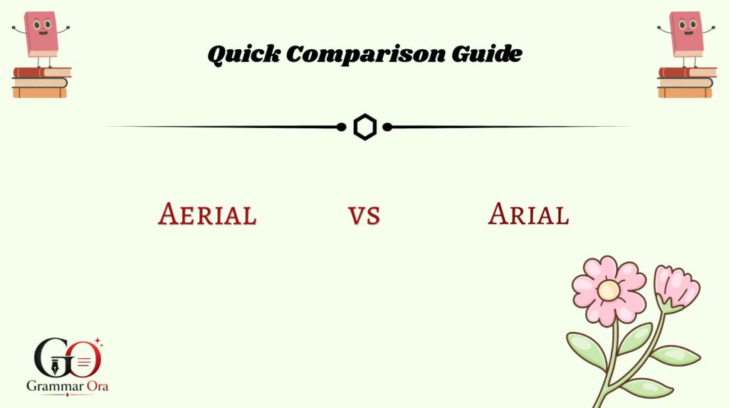 Aerial vs Arial: Quick Comparison Guide