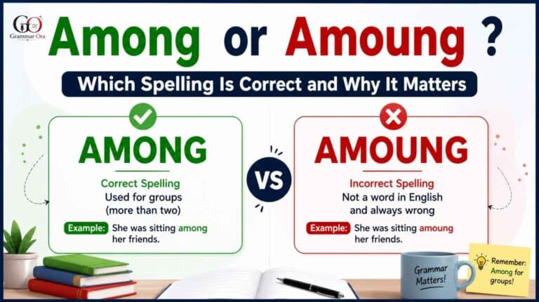 Among or Amoung