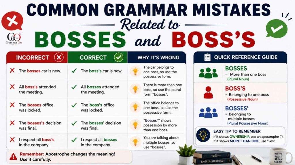 Bosses or Boss’s 