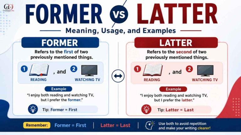 Former vs Latter