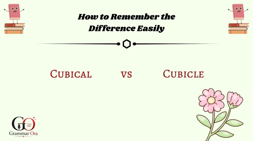 How to Remember the Difference Easily