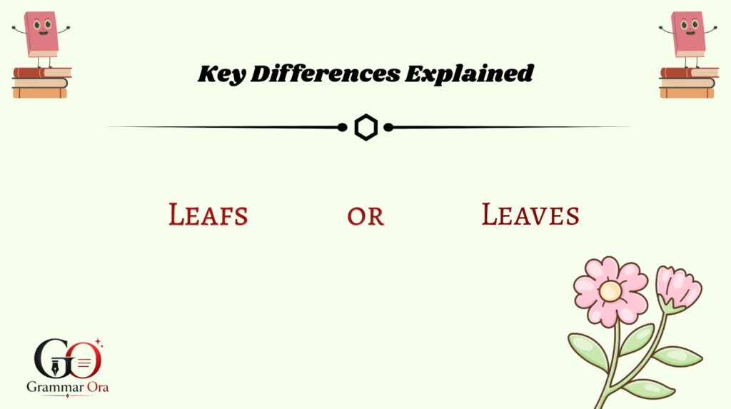 Leafs vs Leaves: Key Differences Explained