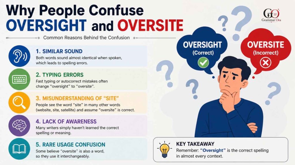 Oversight vs Oversite 