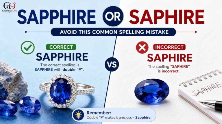 Sapphire or Saphire