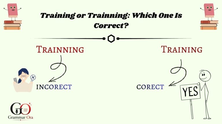 Training or Trainning Which One Is Correct