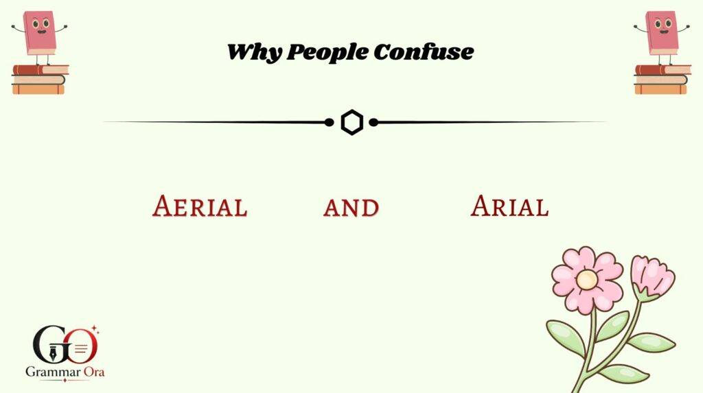 Why People Confuse Aerial and Arial