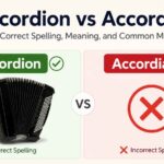 Accordion vs Accordian