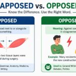 Apposed vs. Opposed