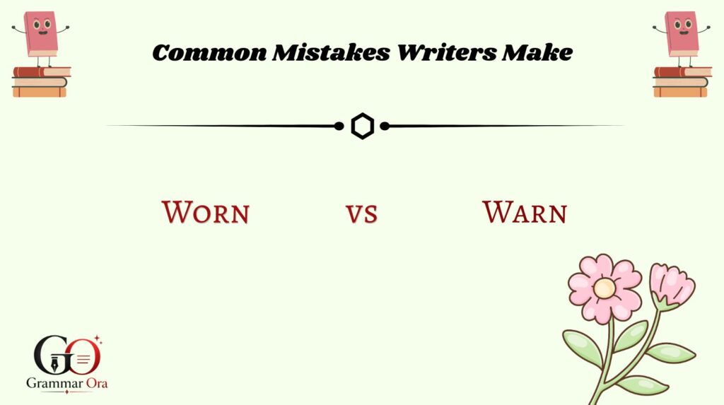 Common Mistakes Writers Make