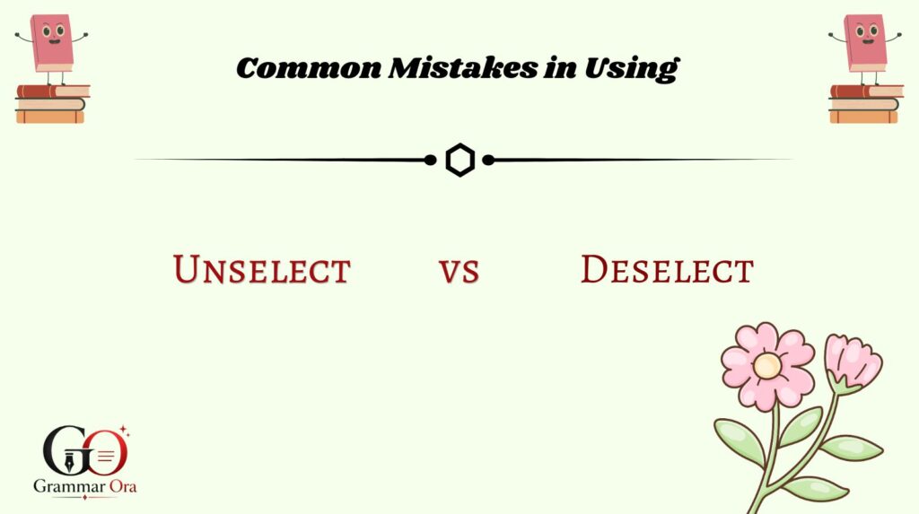 Common Mistakes in Using 