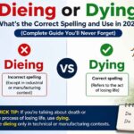 Dieing or Dying