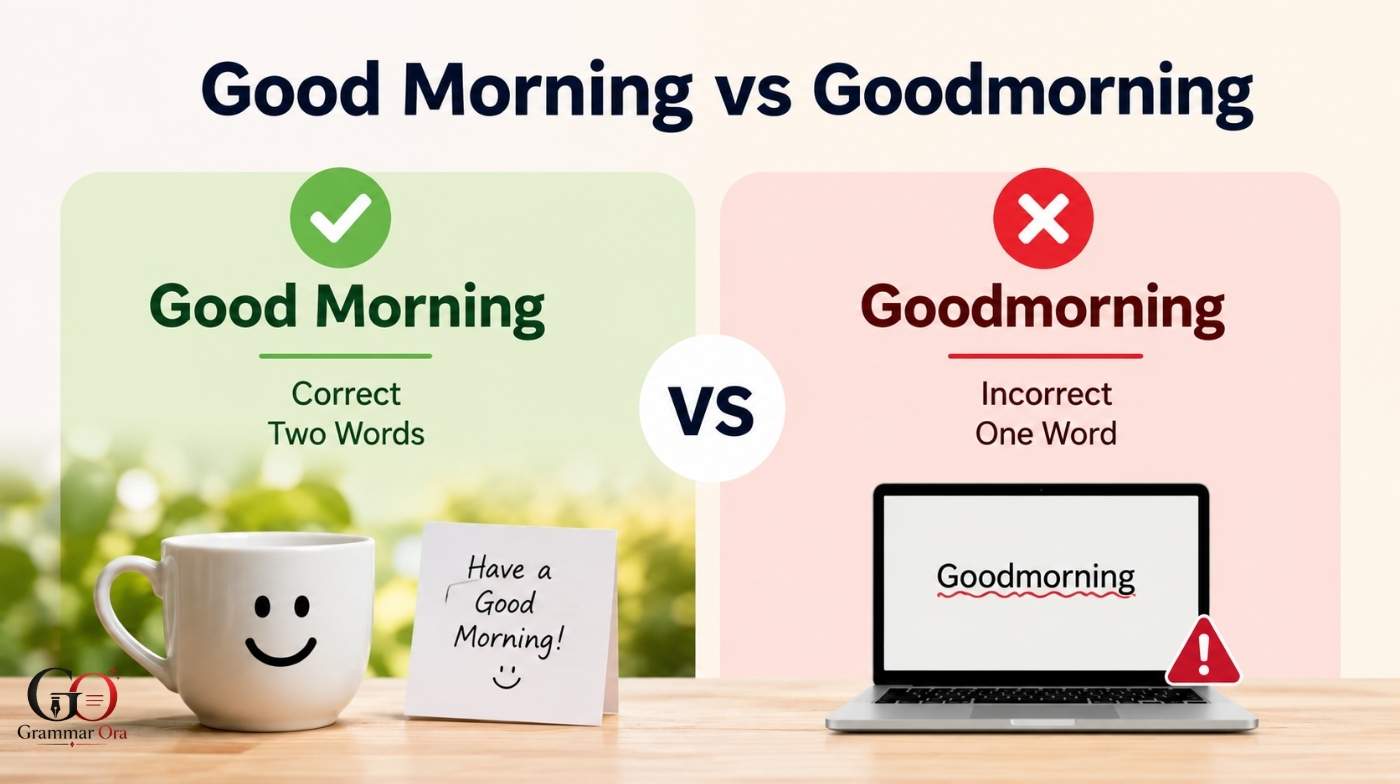 Good Morning vs Goodmorning