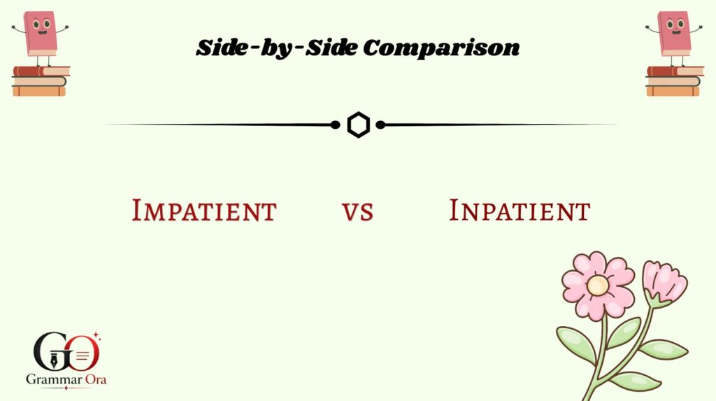 Impatient vs Inpatient: Side-by-Side Comparison