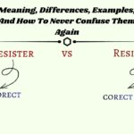 Resister vs. Resistor