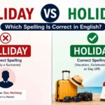 Holliday vs Holiday