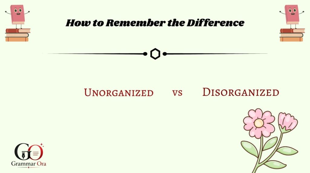 How to Remember the Difference