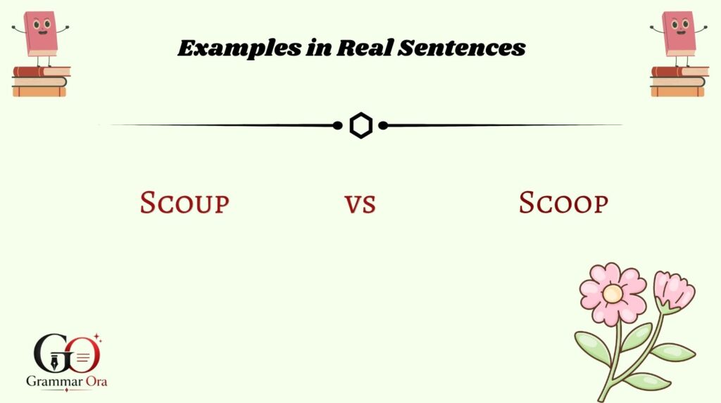Examples in Real Sentences
