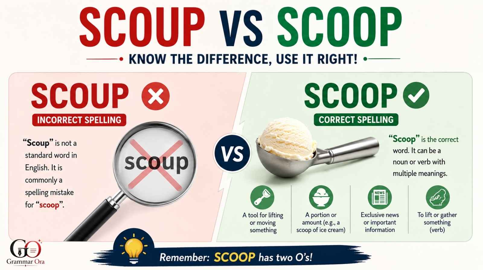 Scoup vs Scoop