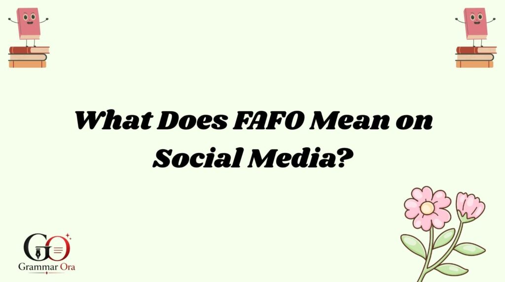 FAFO Meaning