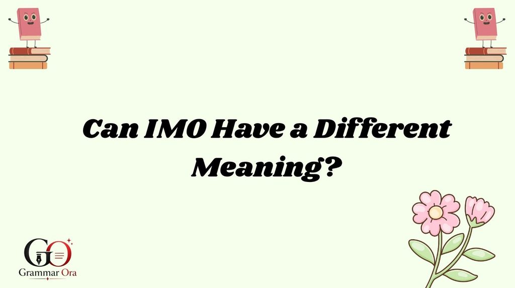 IMO Meaning 3