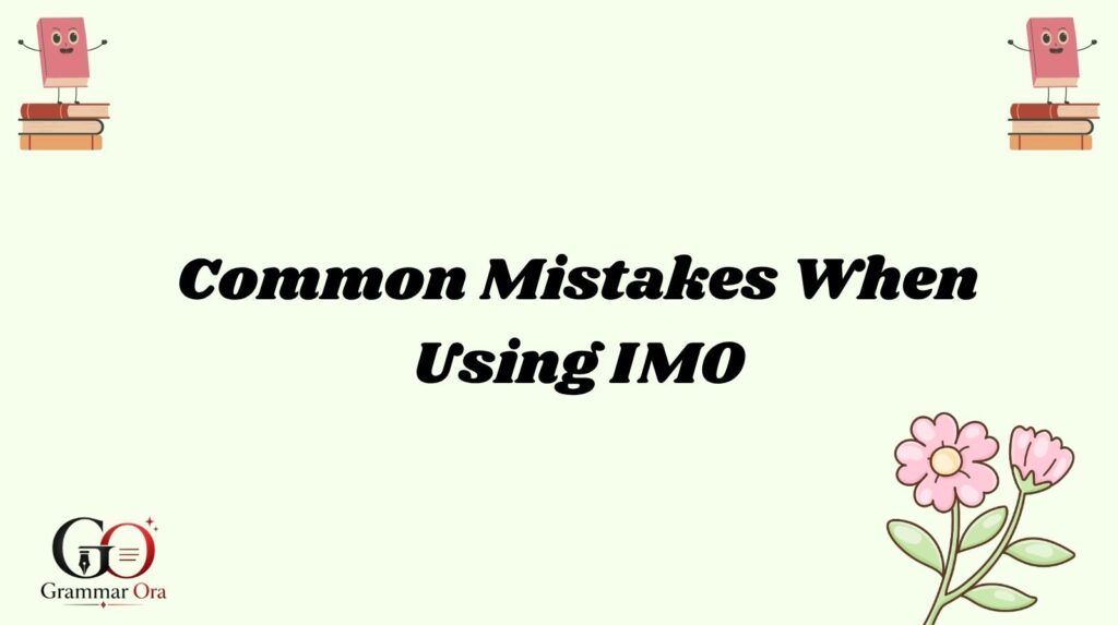 IMO Meaning
