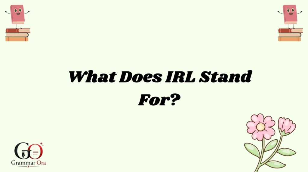 IRL Meaning
