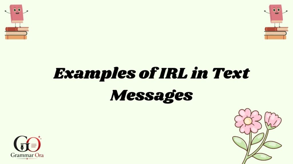 IRL Meaning