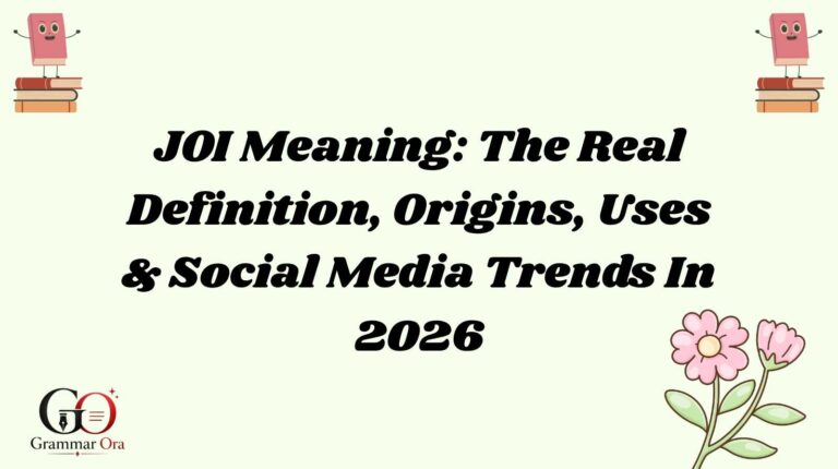 JOI Meaning