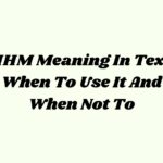 MHM Meaning