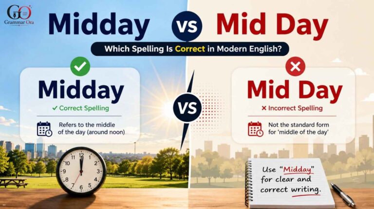 Midday vs Mid Day