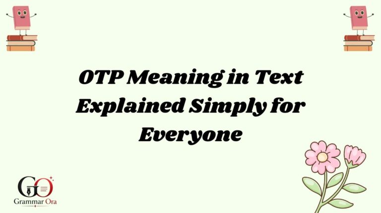 OTP Meaning