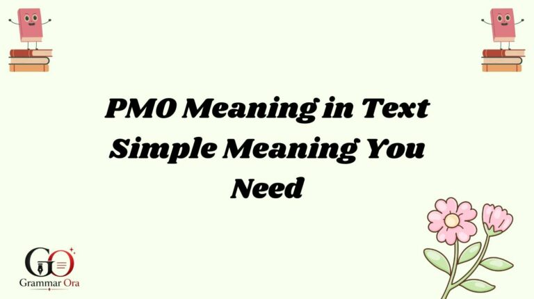 PMO Meaning