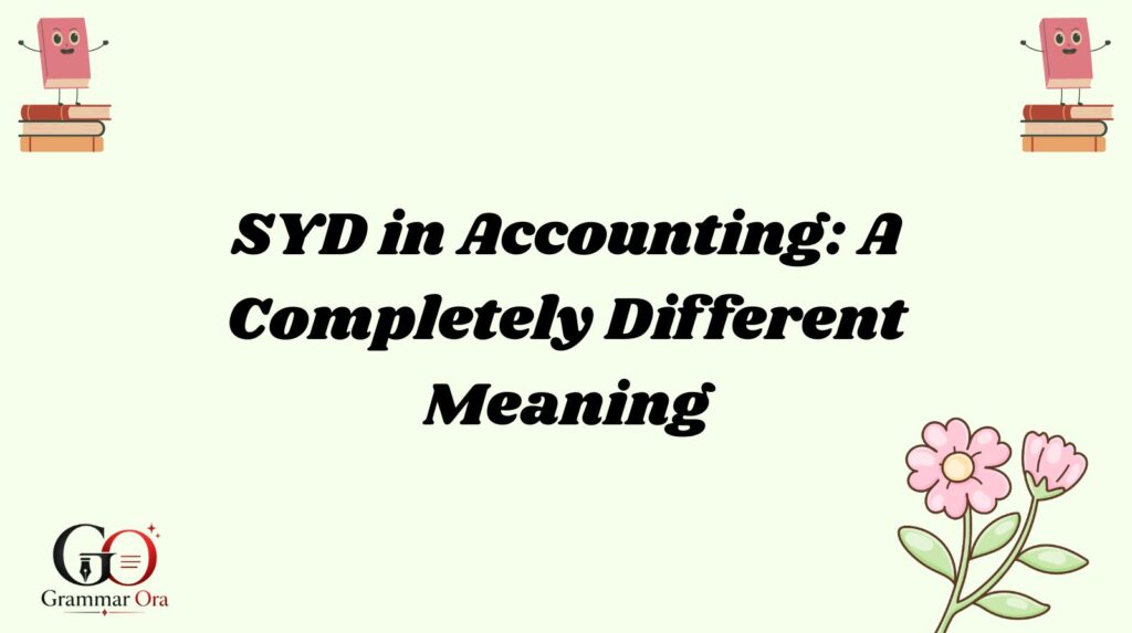 Syd Meaning
