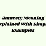 Amnesty Meaning