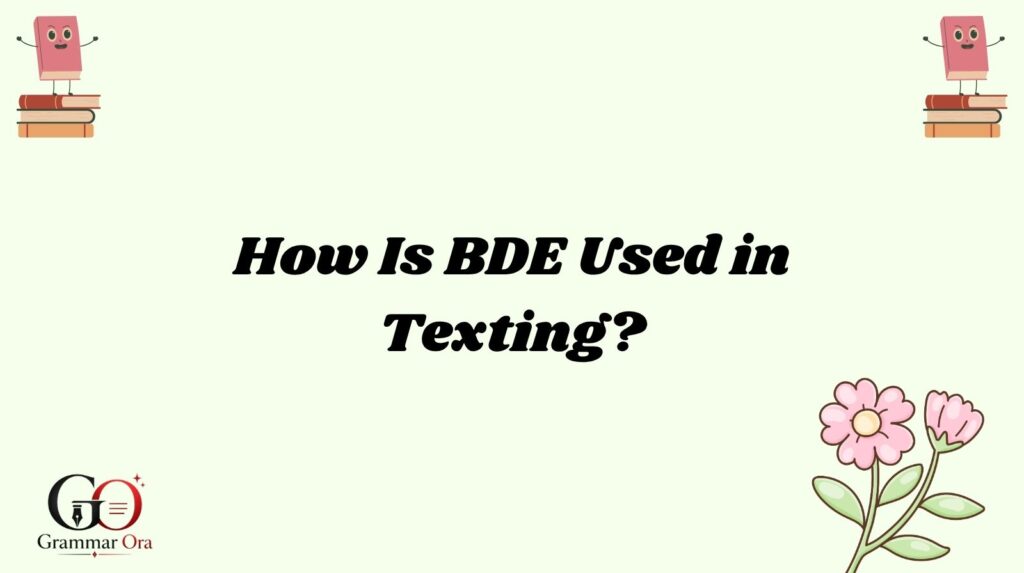 BDE Meaning