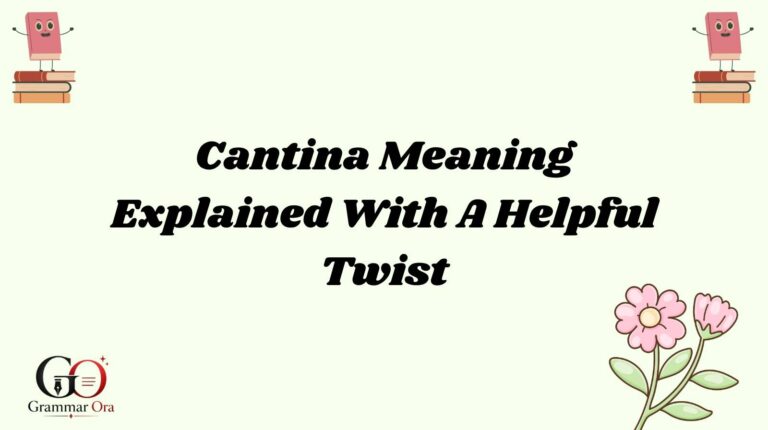 Cantina Meaning