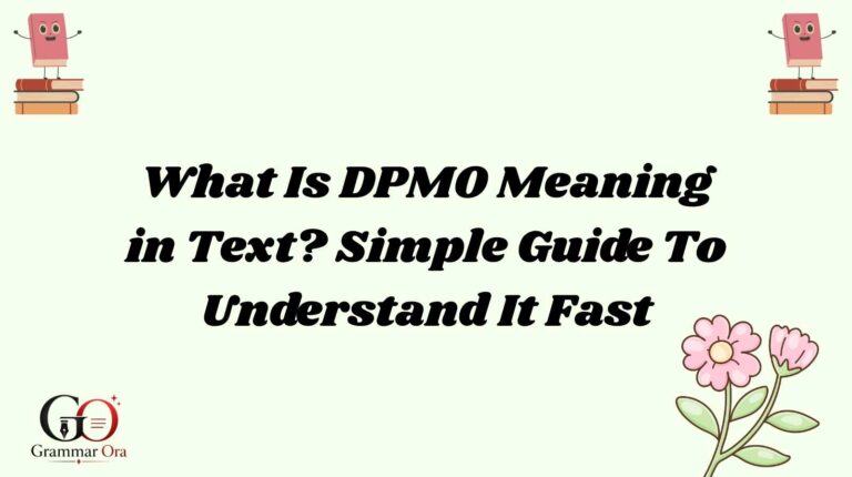 DPMO Meaning