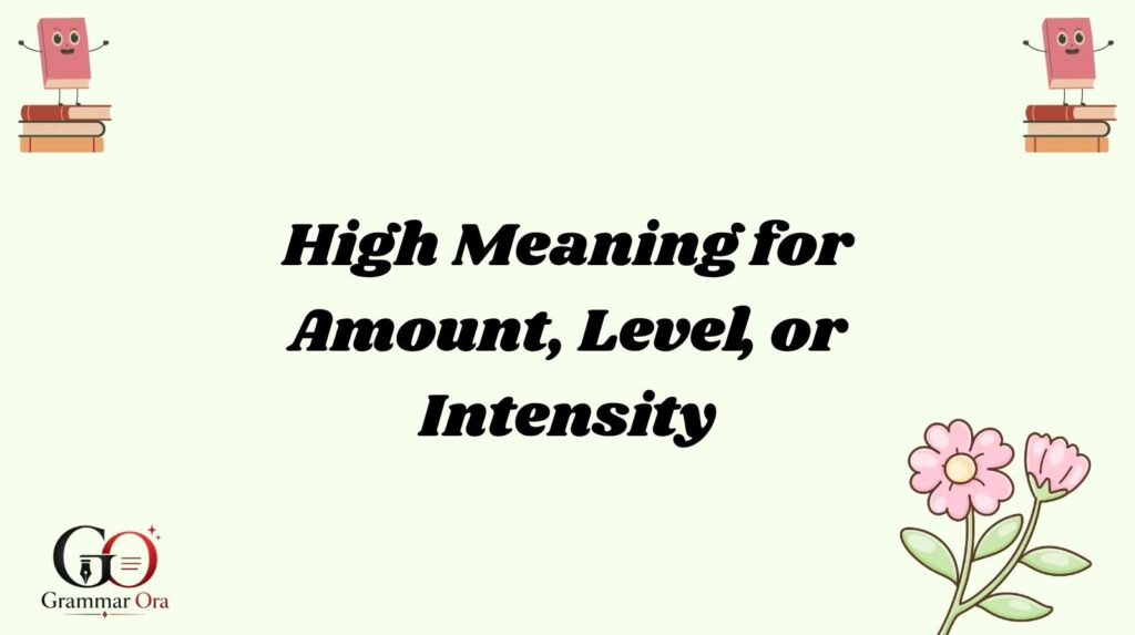 High Meaning