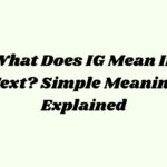 IG Mean