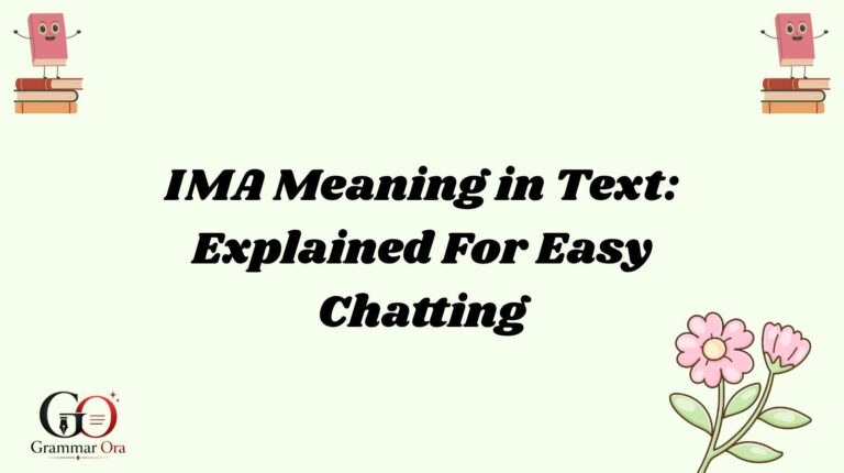 IMA Meaning