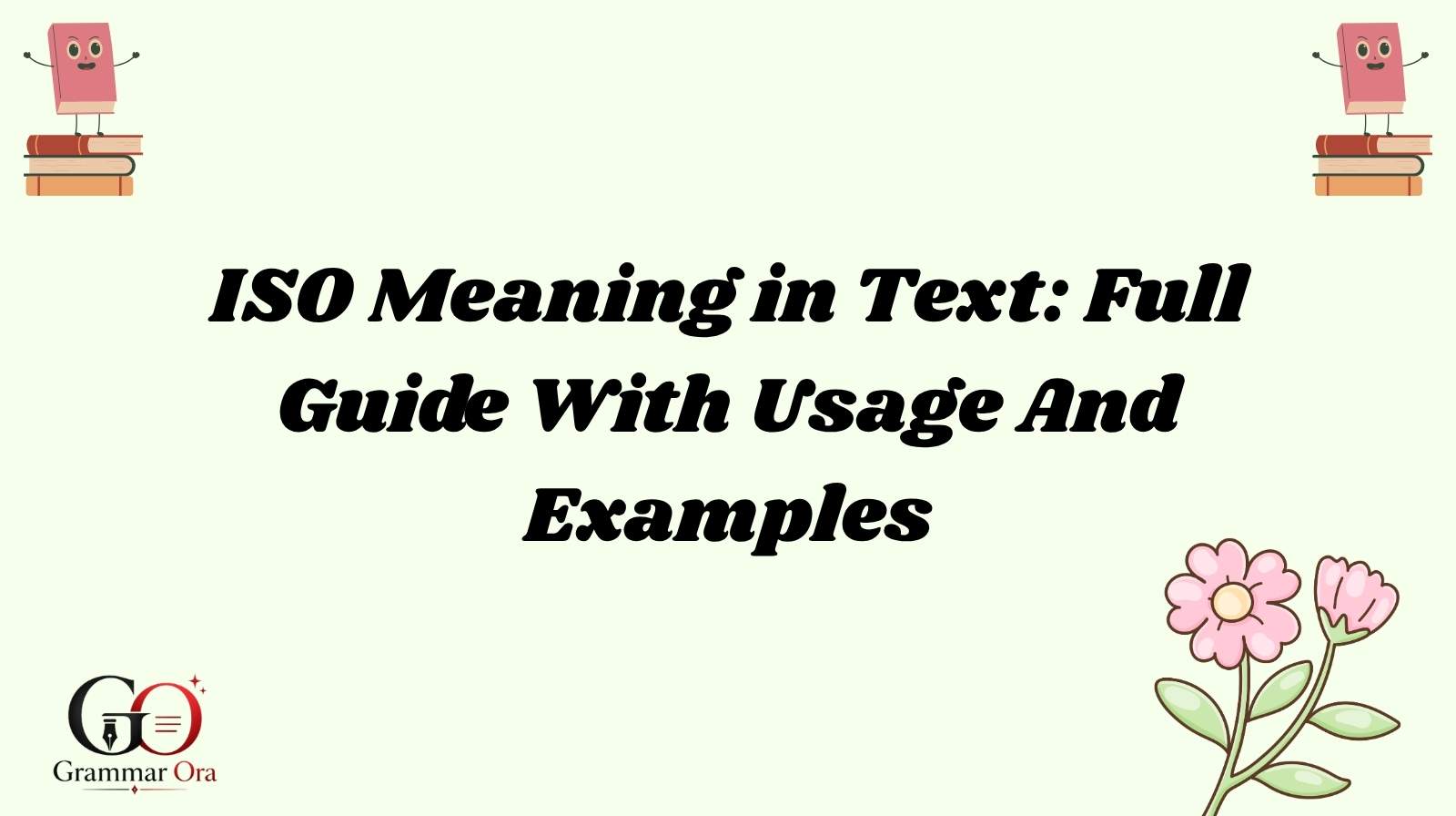 ISO Meaning