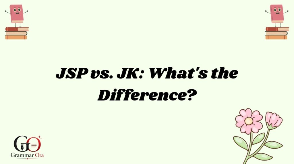 JSP Meaning