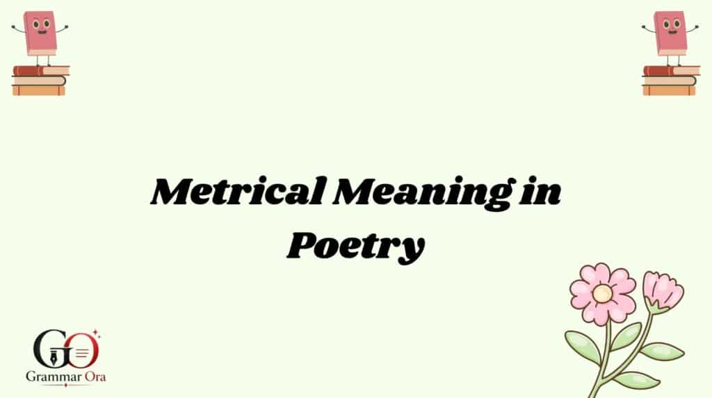 Metrical Meaning