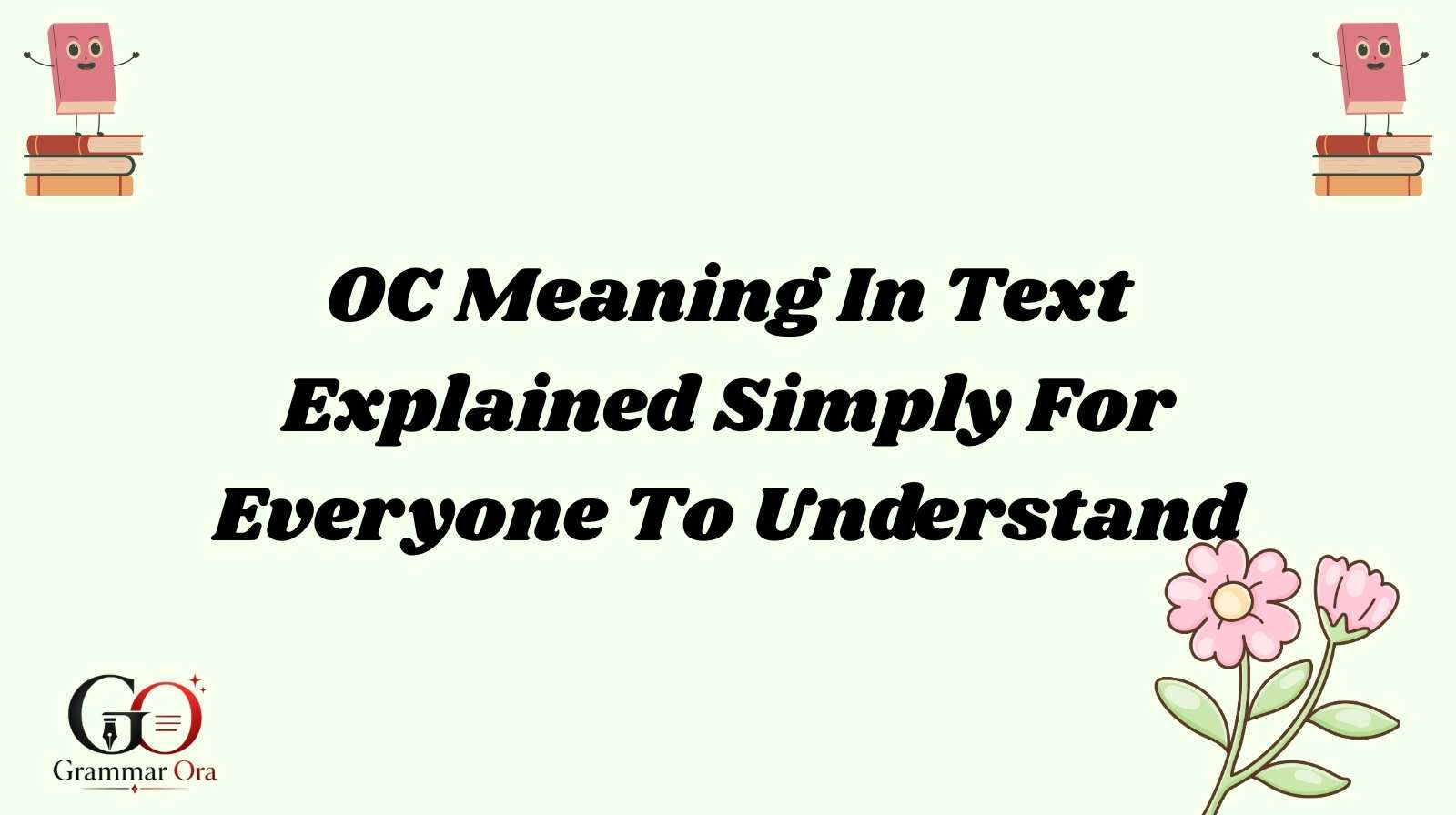 OC Meaning